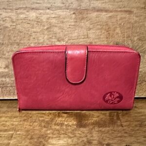 Sold ✅Buxton Classic Red Leather Wallet